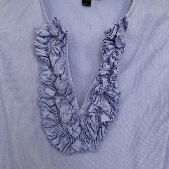 J Crew Margot Top in Airy Cotton Pique Size 6 - Picture 4 of 5